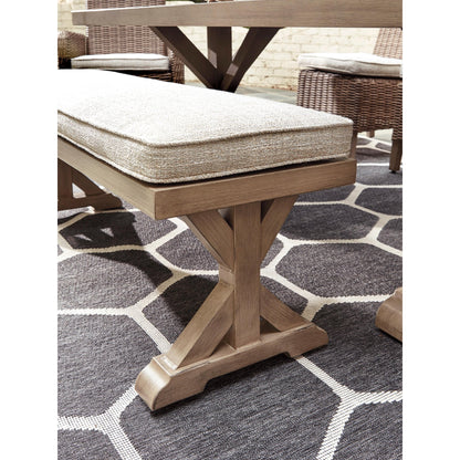 Signature Design by Ashley Beachcroft P791 - 600 Bench with Cushion - American Furniture of Slidell