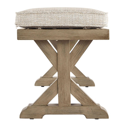 Signature Design by Ashley Beachcroft P791 - 600 Bench with Cushion - American Furniture of Slidell