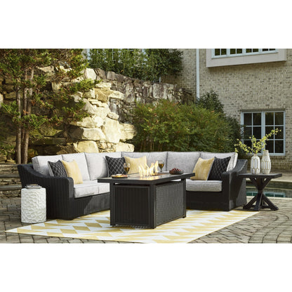 Signature Design by Ashley Beachcroft P792P1 3 pc Outdoor Sectional - American Furniture of Slidell