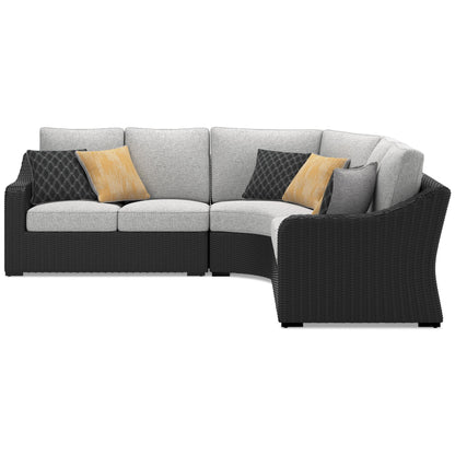 Signature Design by Ashley Beachcroft P792P1 3 pc Outdoor Sectional - American Furniture of Slidell