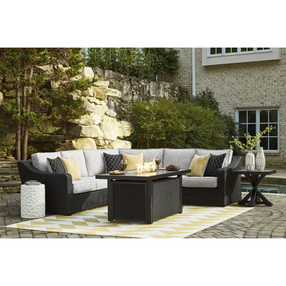 Signature Design by Ashley Beachcroft P792P1 3 pc Outdoor Sectional - American Furniture of Slidell