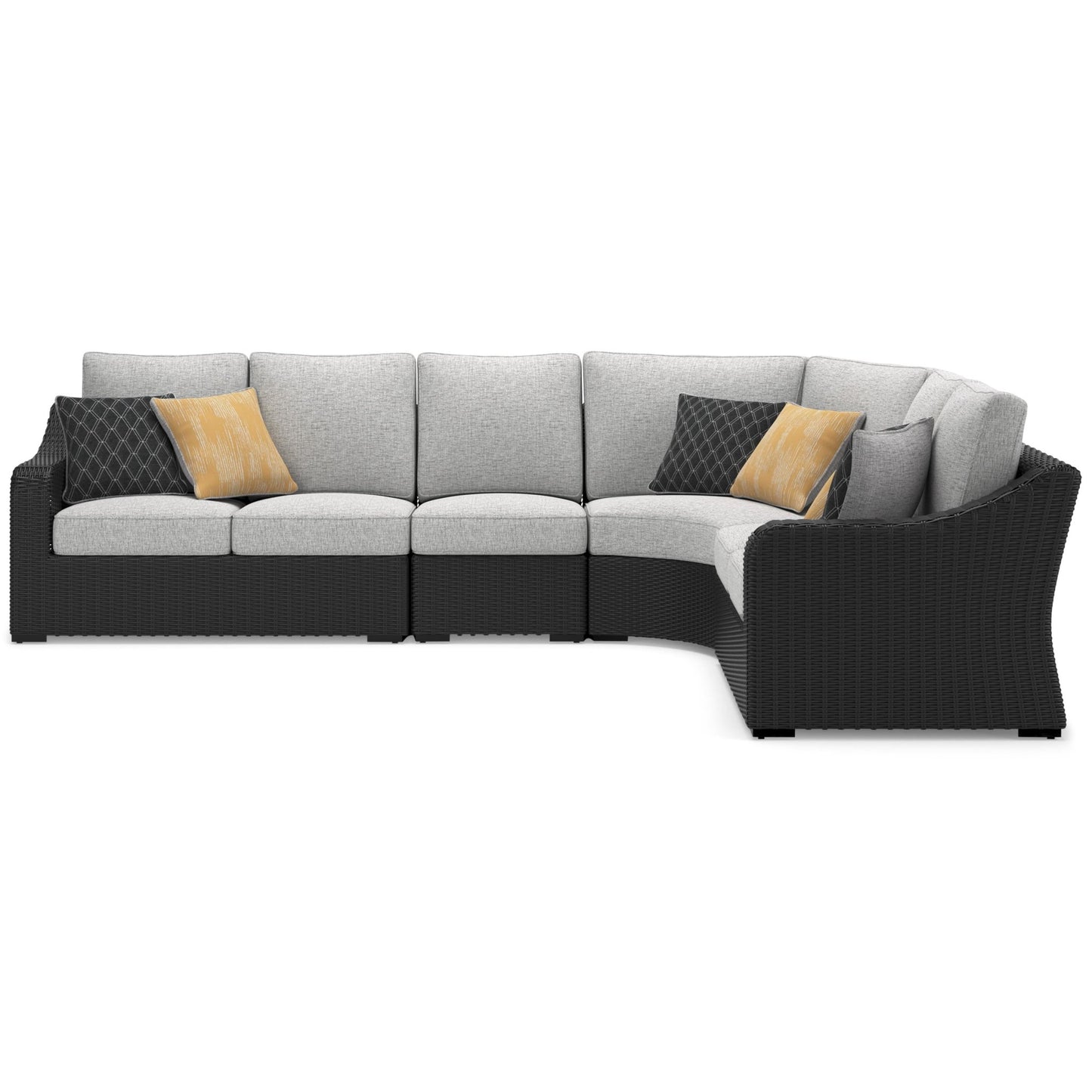 Signature Design by Ashley Beachcroft P792P2 4 pc Outdoor Sectional - American Furniture of Slidell