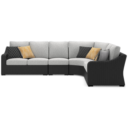 Signature Design by Ashley Beachcroft P792P2 4 pc Outdoor Sectional - American Furniture of Slidell