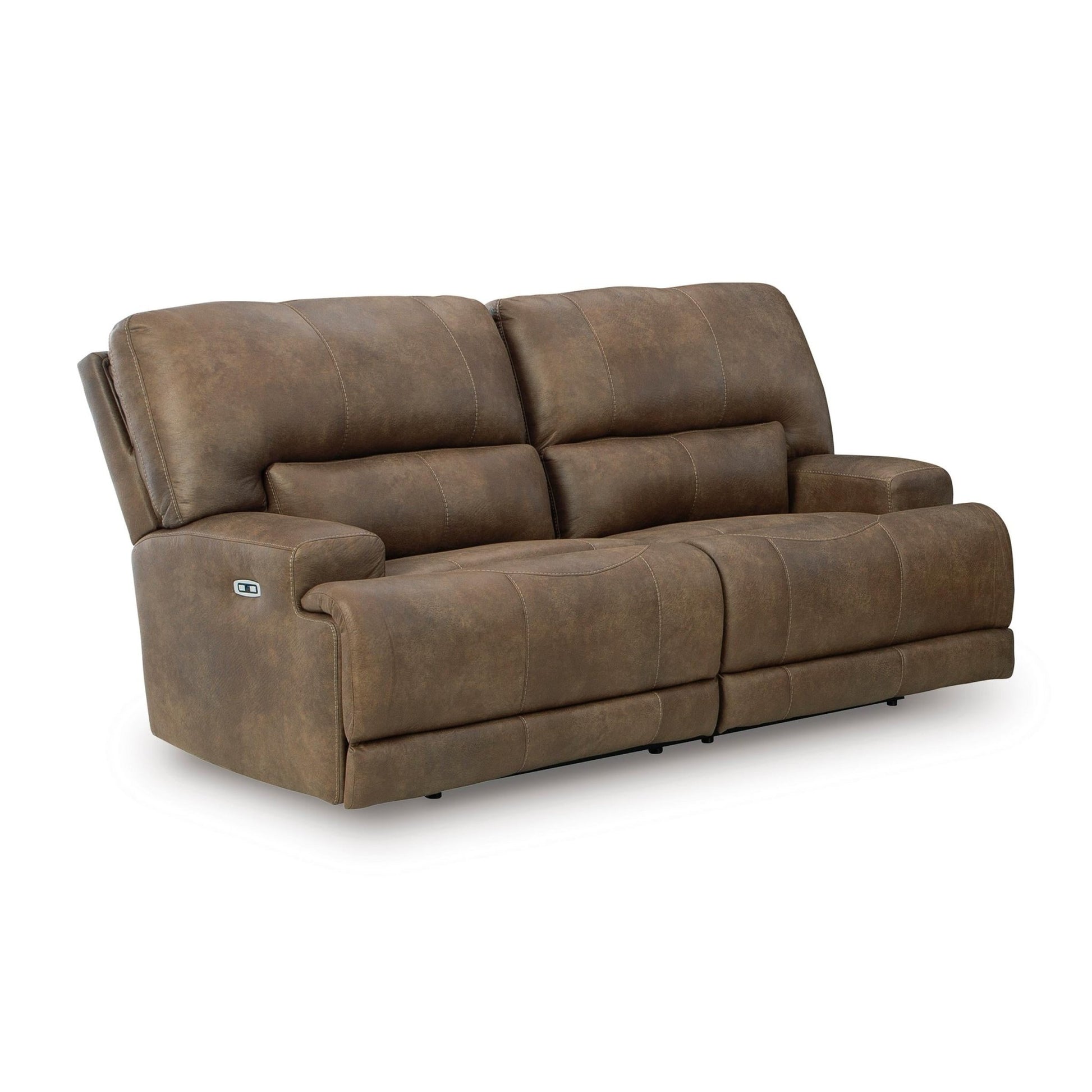 Signature Design by Ashley Beckley Place PC9180247 2 Seat Power Reclining Sofa with Adjustable Headrest - American Furniture of Slidell
