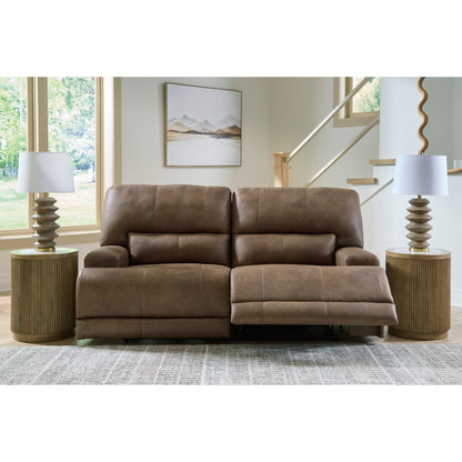 Signature Design by Ashley Beckley Place PC9180247 2 Seat Power Reclining Sofa with Adjustable Headrest - American Furniture of Slidell