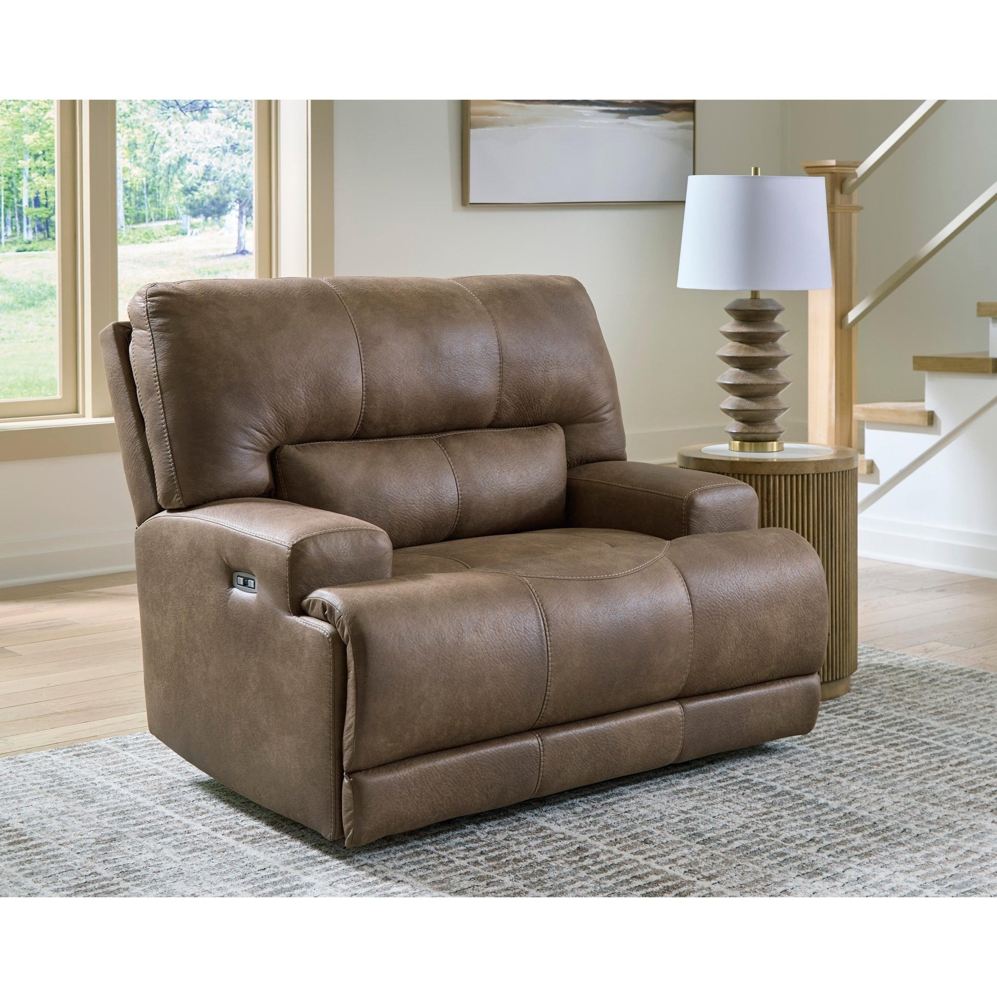 Signature Design by Ashley Beckley Place PC9180282 Power Recliner with Adjustable Headrest - American Furniture of Slidell