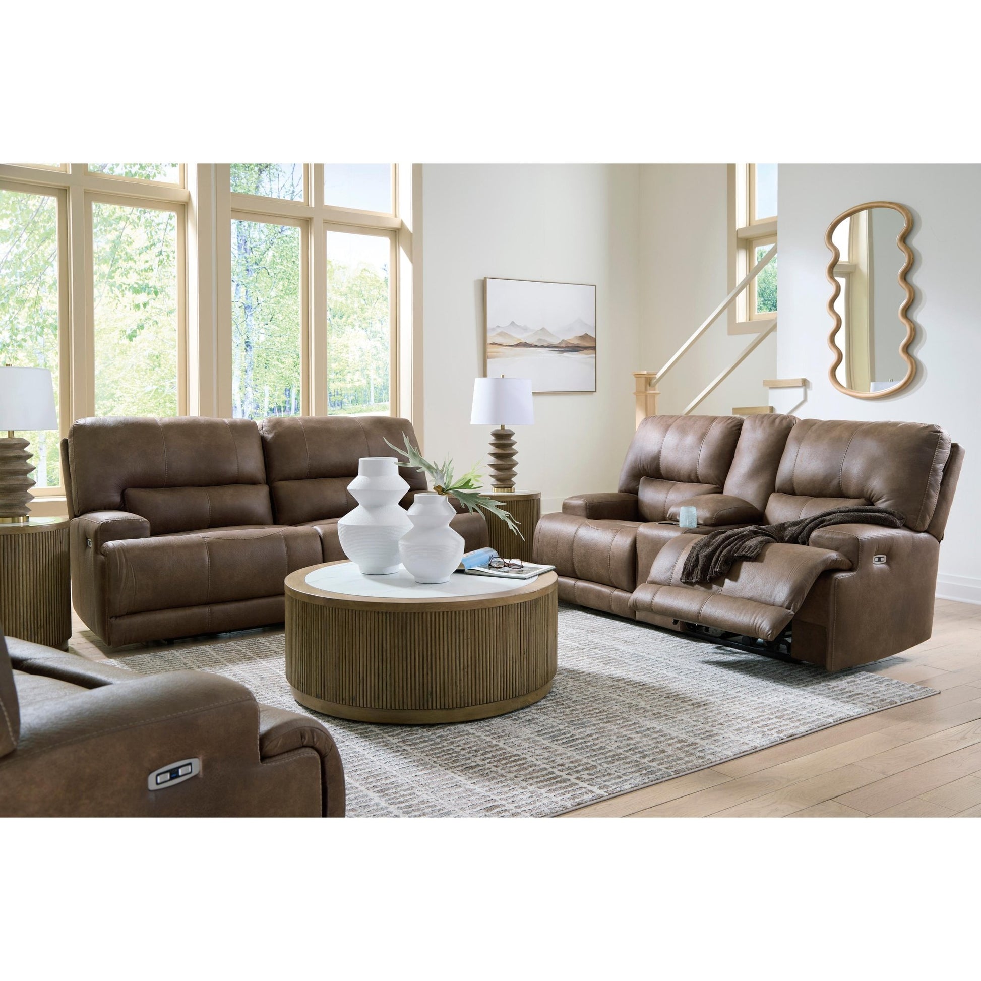 Signature Design by Ashley Beckley Place PC9180282 Power Recliner with Adjustable Headrest - American Furniture of Slidell