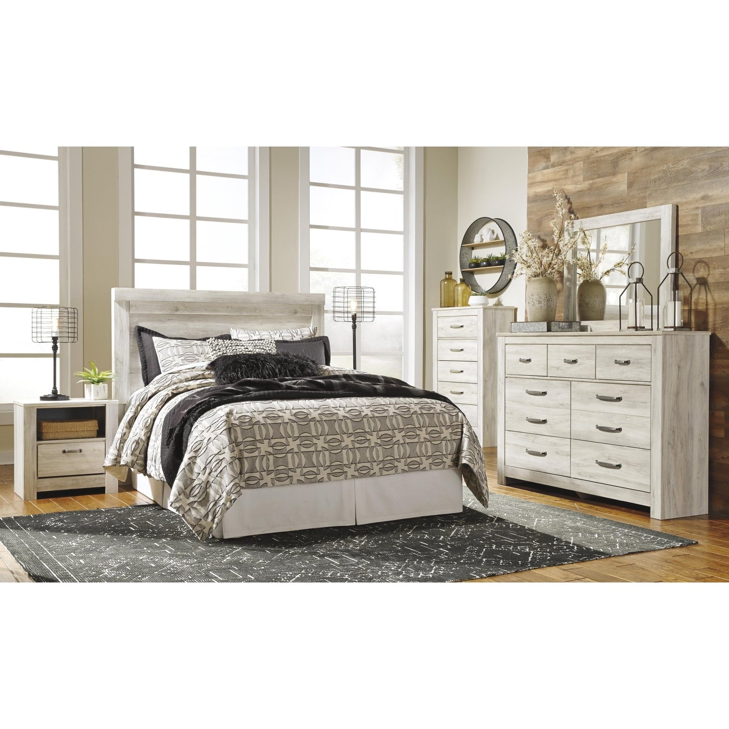 Signature Design by Ashley Bellaby B331 - 57 Queen Panel Headboard - American Furniture of Slidell