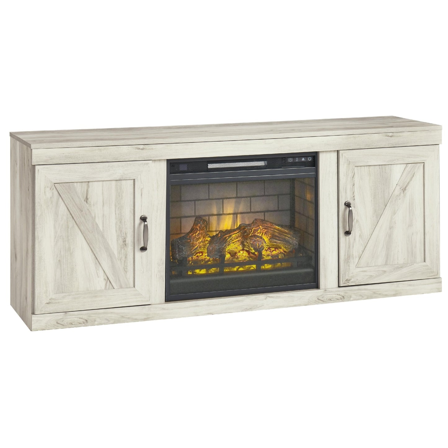 Signature Design by Ashley Bellaby EW0331W7 TV Stand with Electric Fireplace - American Furniture of Slidell