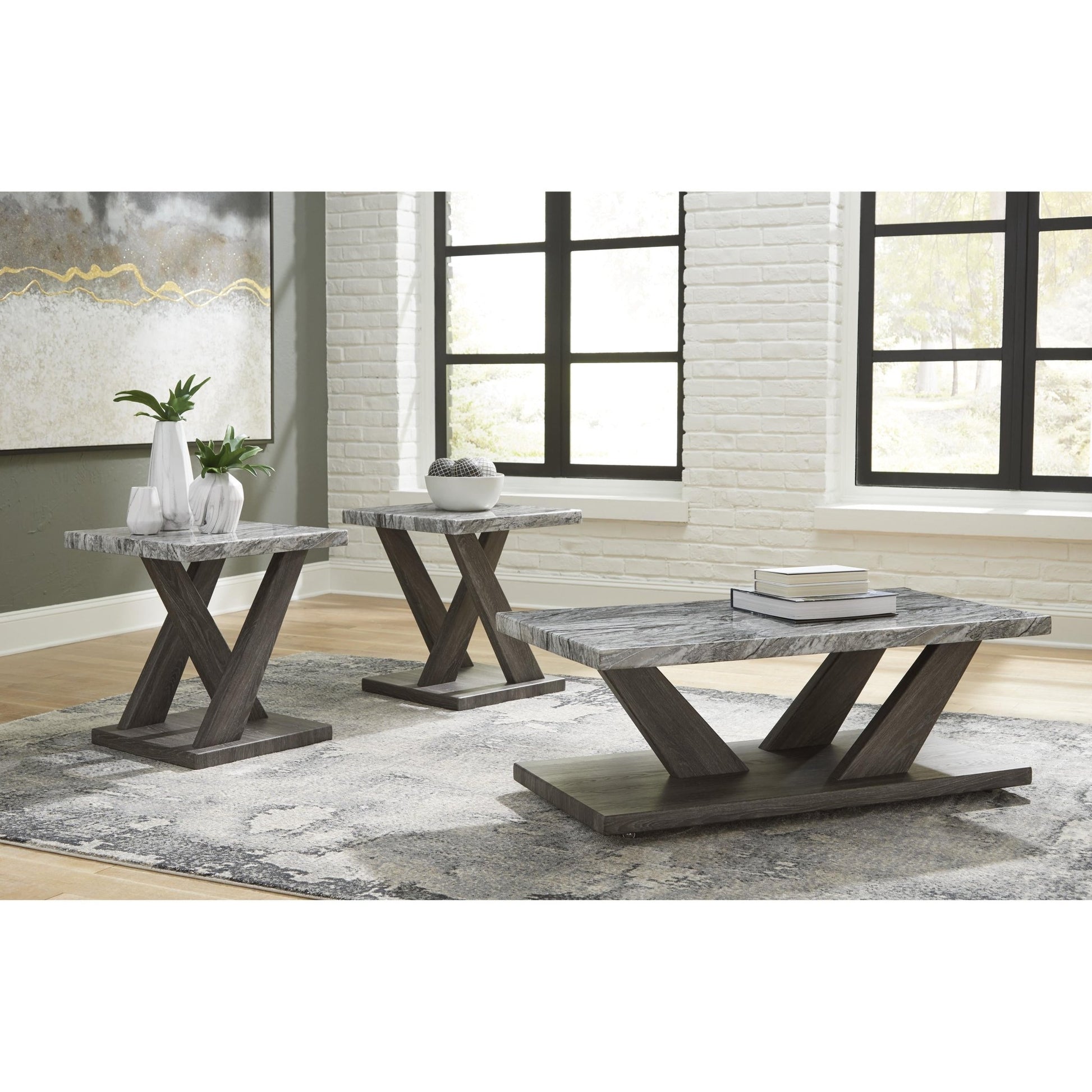 Signature Design by Ashley Bensonale T400 - 13 Occasional Table Set - American Furniture of Slidell