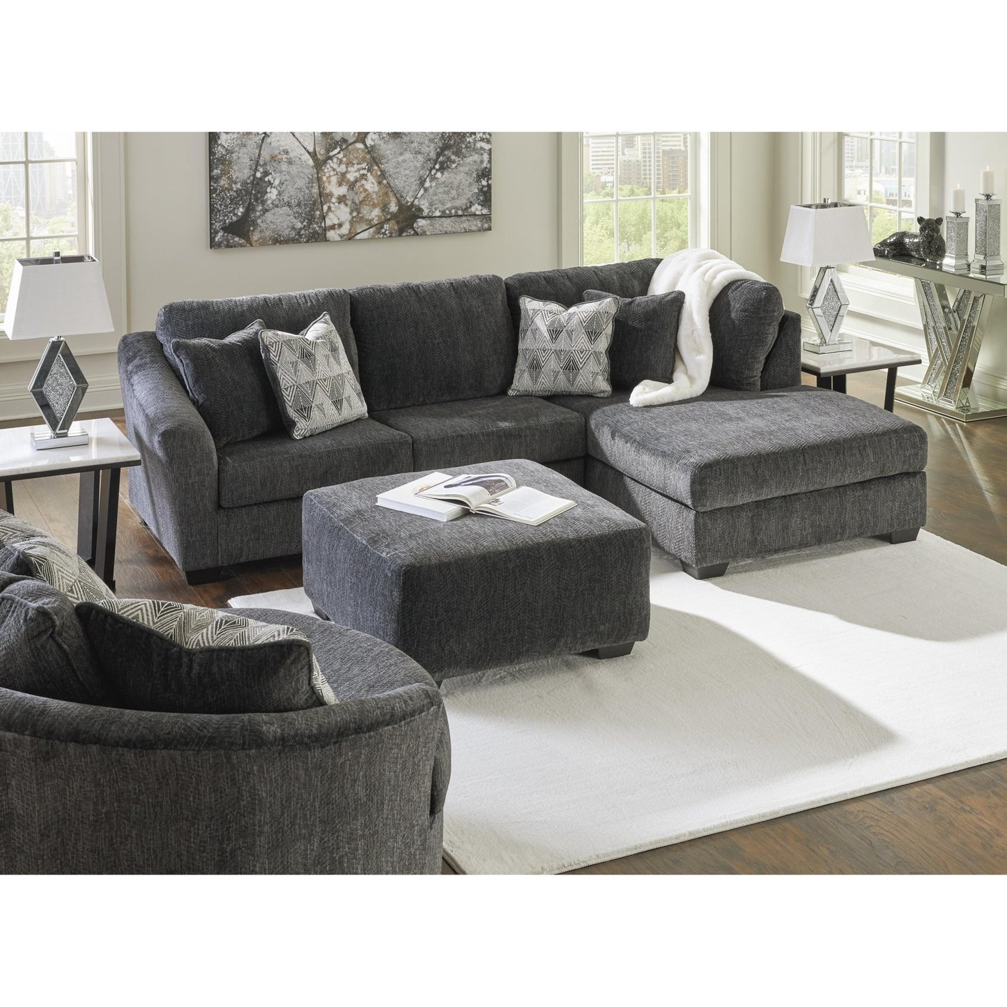 Signature Design by Ashley Biddeford 3550408 Oversized Accent Ottoman - American Furniture of Slidell