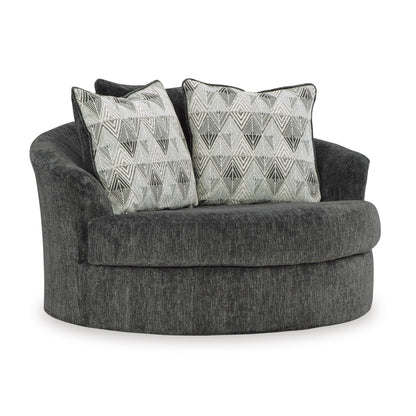 Signature Design by Ashley Biddeford 3550421 Oversized Swivel Accent Chair - American Furniture of Slidell