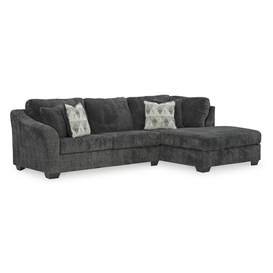 Signature Design by Ashley Biddeford 35504S4 2 pc Sleeper Sectional with Chaise - American Furniture of Slidell