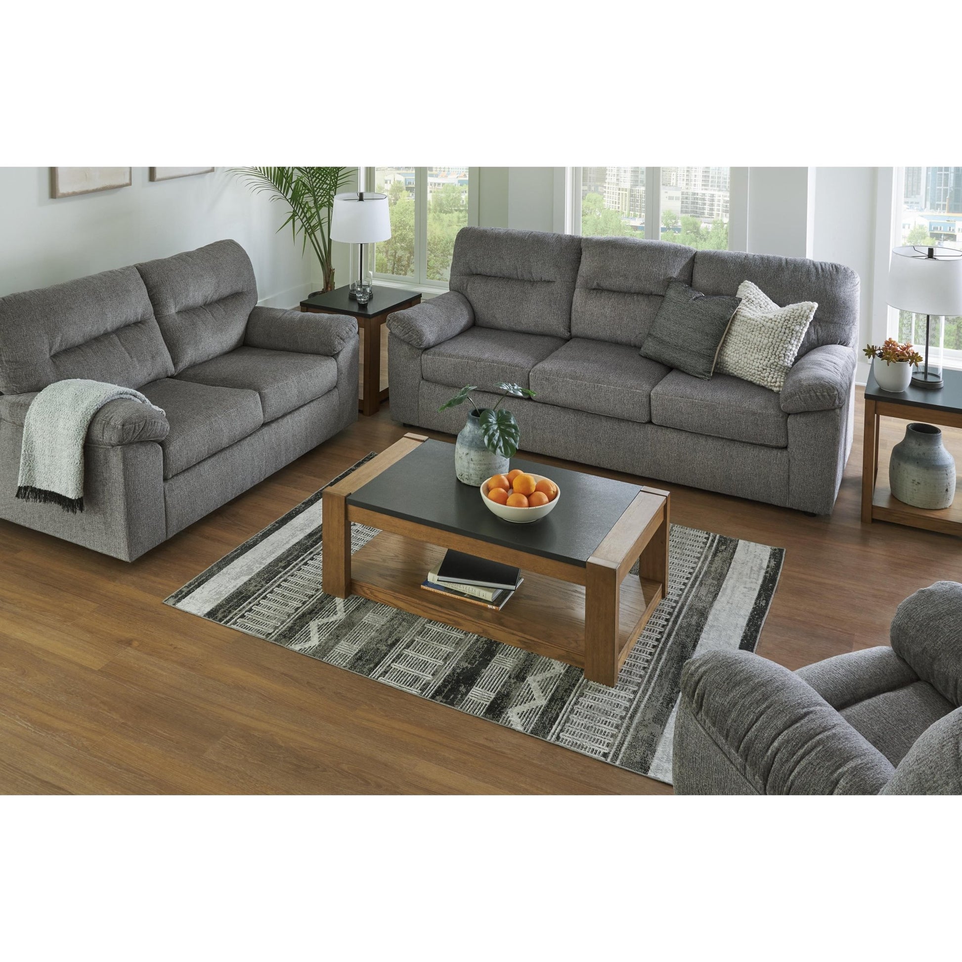 Signature Design by Ashley Bindura 3030578 Glider Loveseat - American Furniture of Slidell