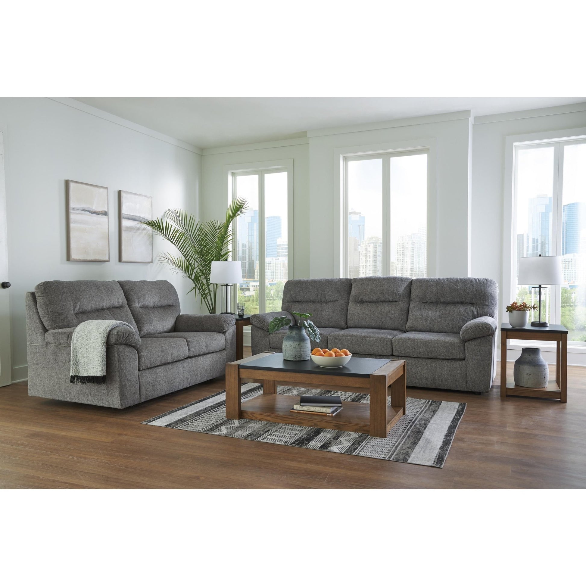 Signature Design by Ashley Bindura 3030578 Glider Loveseat - American Furniture of Slidell