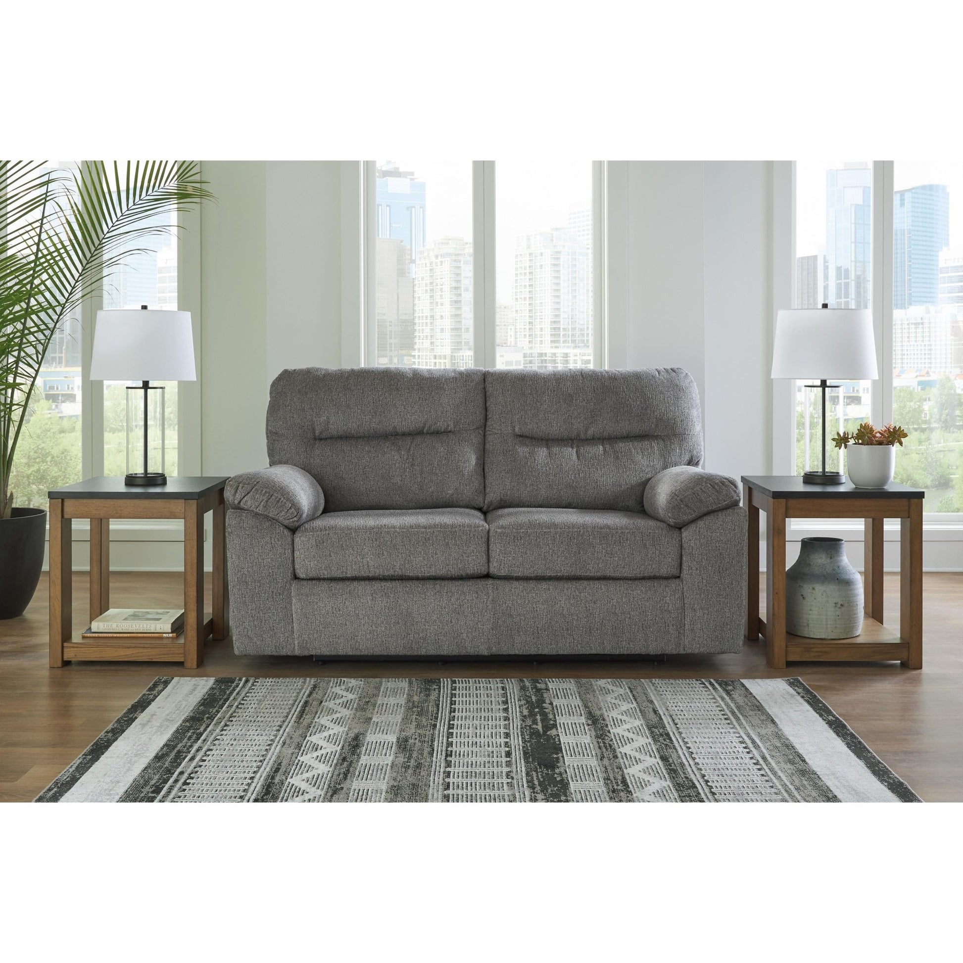 Signature Design by Ashley Bindura 3030578 Glider Loveseat - American Furniture of Slidell