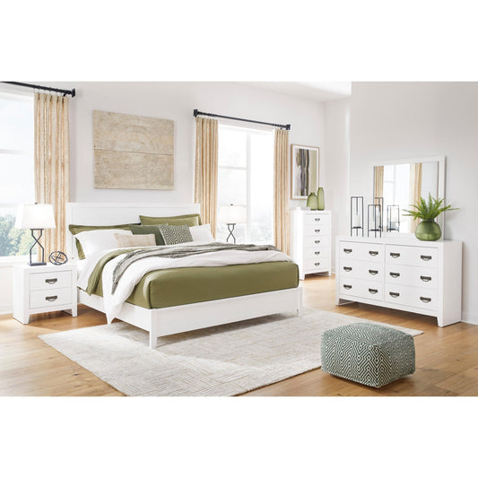Signature Design by Ashley Binterglen B427 8 pc Queen Panel Bedroom Set - American Furniture of Slidell