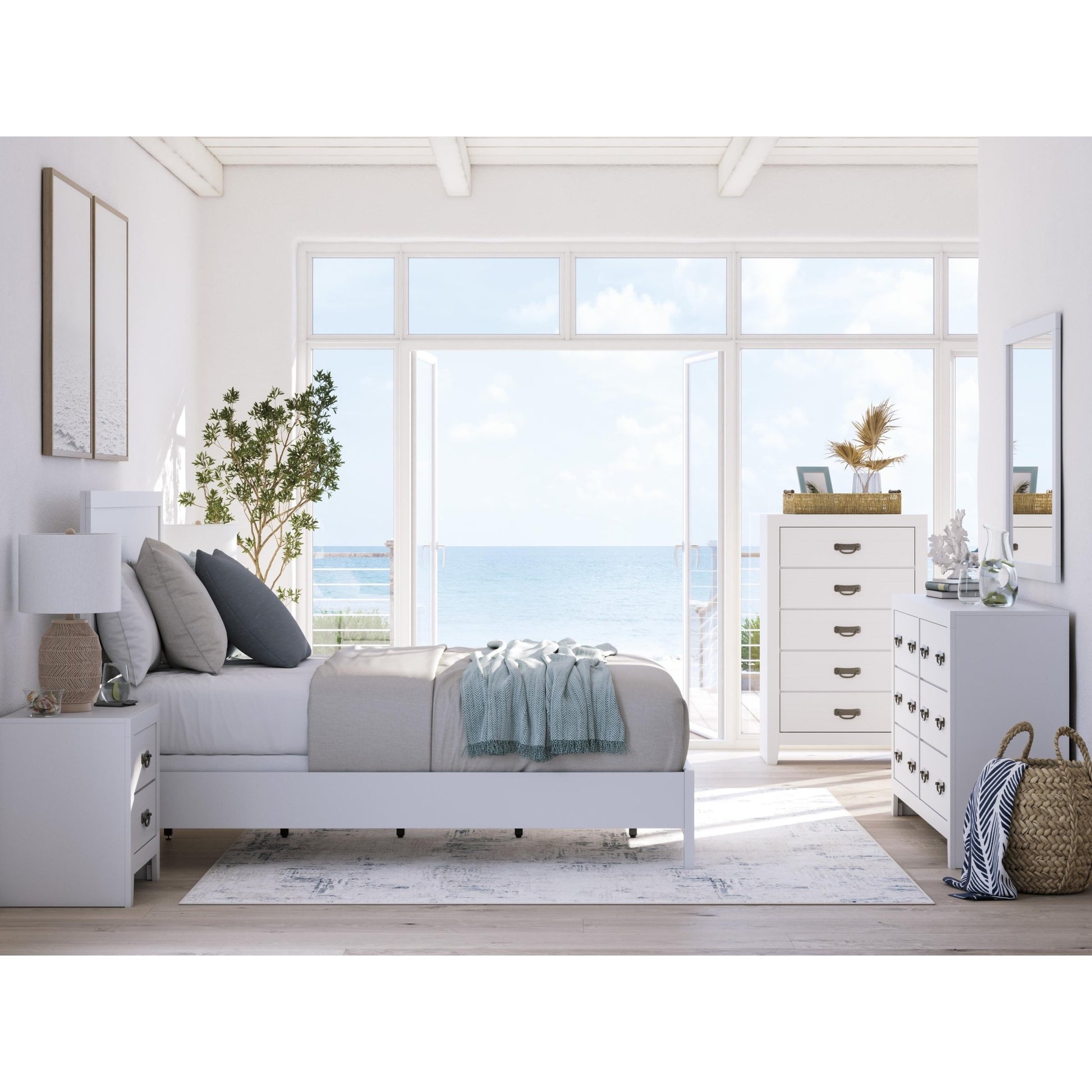 Signature Design by Ashley Binterglen B427B1 Dresser and Mirror - American Furniture of Slidell