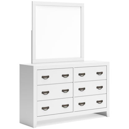 Signature Design by Ashley Binterglen B427B1 Dresser and Mirror - American Furniture of Slidell