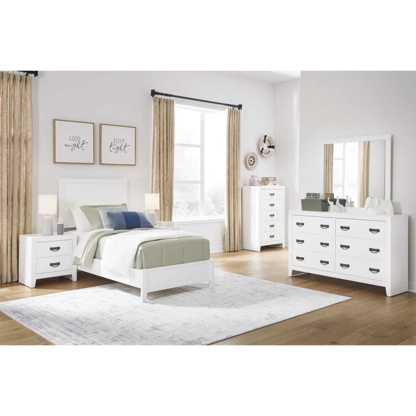 Signature Design by Ashley Binterglen B427B2 Twin Panel Bed - American Furniture of Slidell