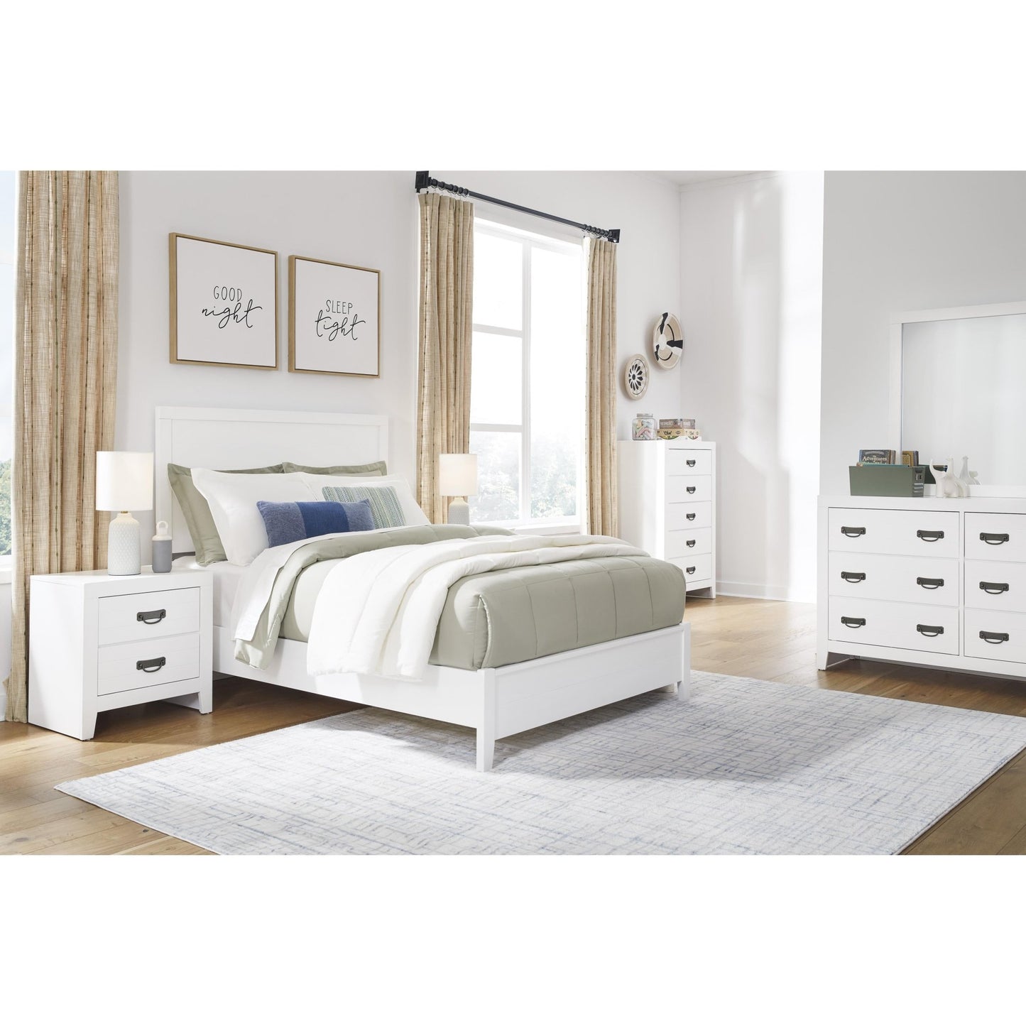 Signature Design by Ashley Binterglen B427B4 Full Panel Bed - American Furniture of Slidell