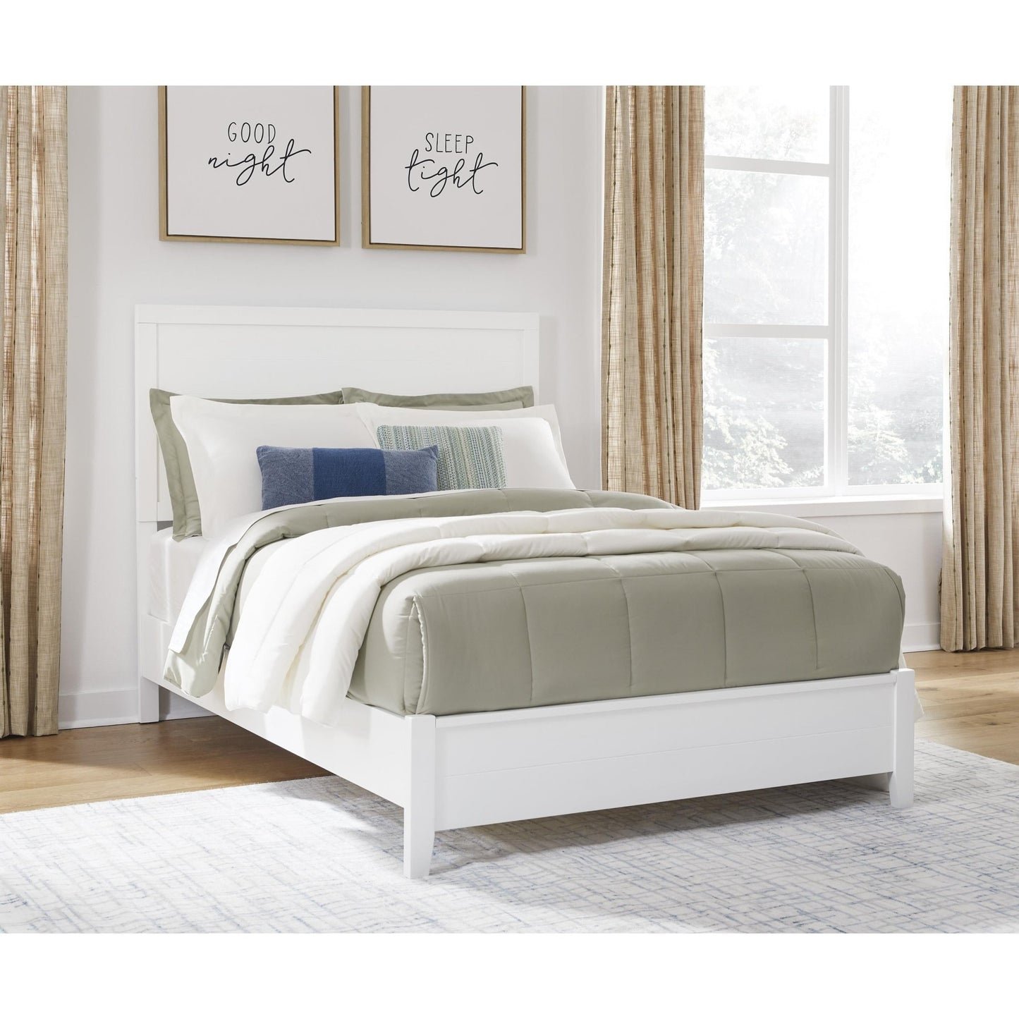 Signature Design by Ashley Binterglen B427B4 Full Panel Bed - American Furniture of Slidell