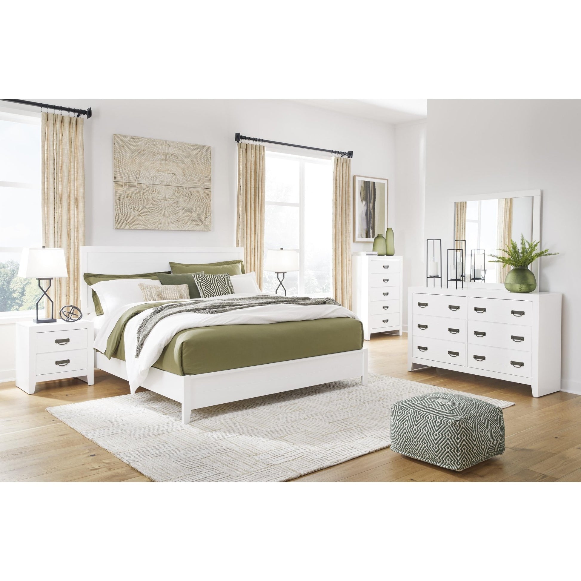 Signature Design by Ashley Binterglen B427B6 Queen Panel Bed - American Furniture of Slidell