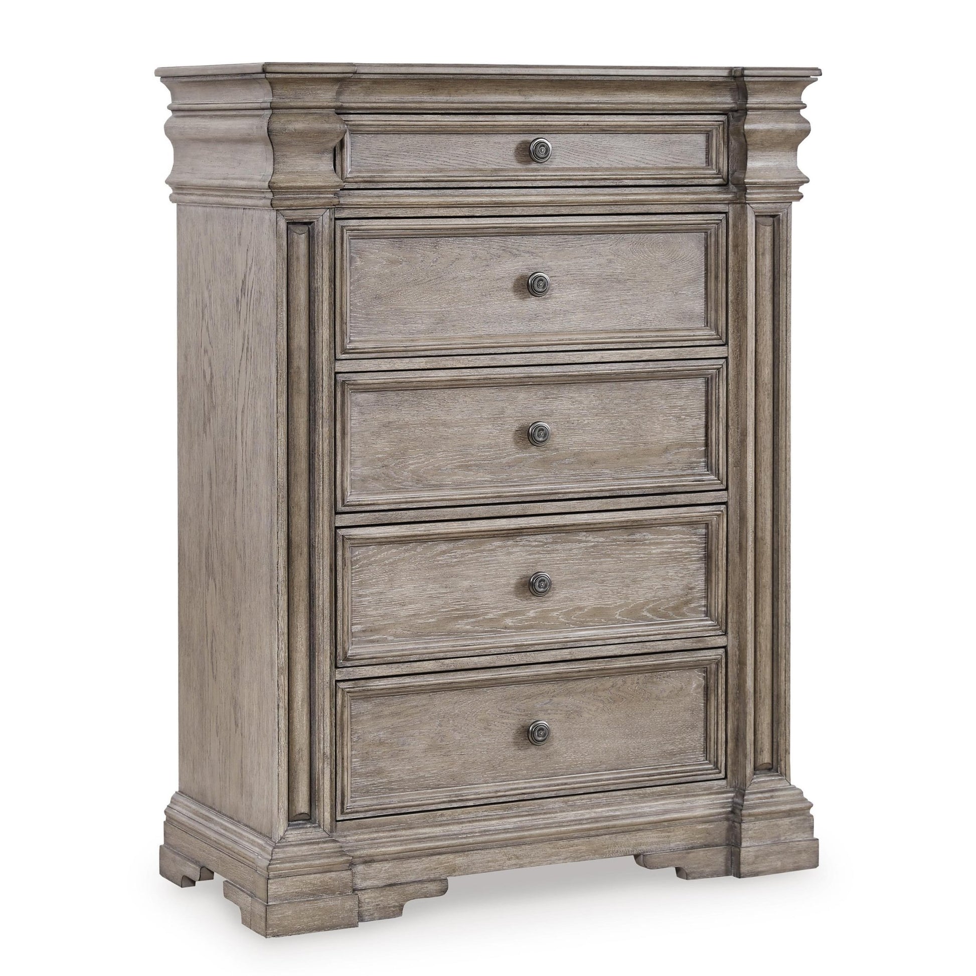 Signature Design by Ashley Blairhurst B916B8 7 pc Queen Panel Bedroom Set - American Furniture of Slidell
