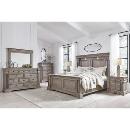 Signature Design by Ashley Blairhurst B916B9 6 pc King Panel Bedroom Set - American Furniture of Slidell