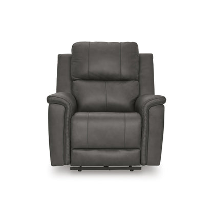 Signature Design by Ashley Bleckley PCU1200013 Power Recliner with Adjustable Headrest - American Furniture of Slidell