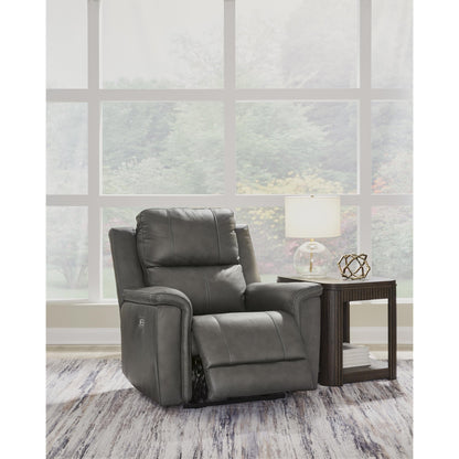 Signature Design by Ashley Bleckley PCU1200013 Power Recliner with Adjustable Headrest - American Furniture of Slidell