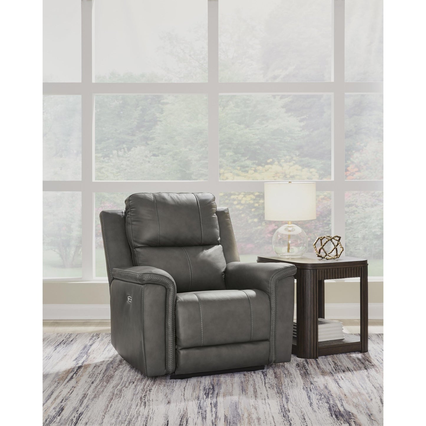 Signature Design by Ashley Bleckley PCU1200013 Power Recliner with Adjustable Headrest - American Furniture of Slidell