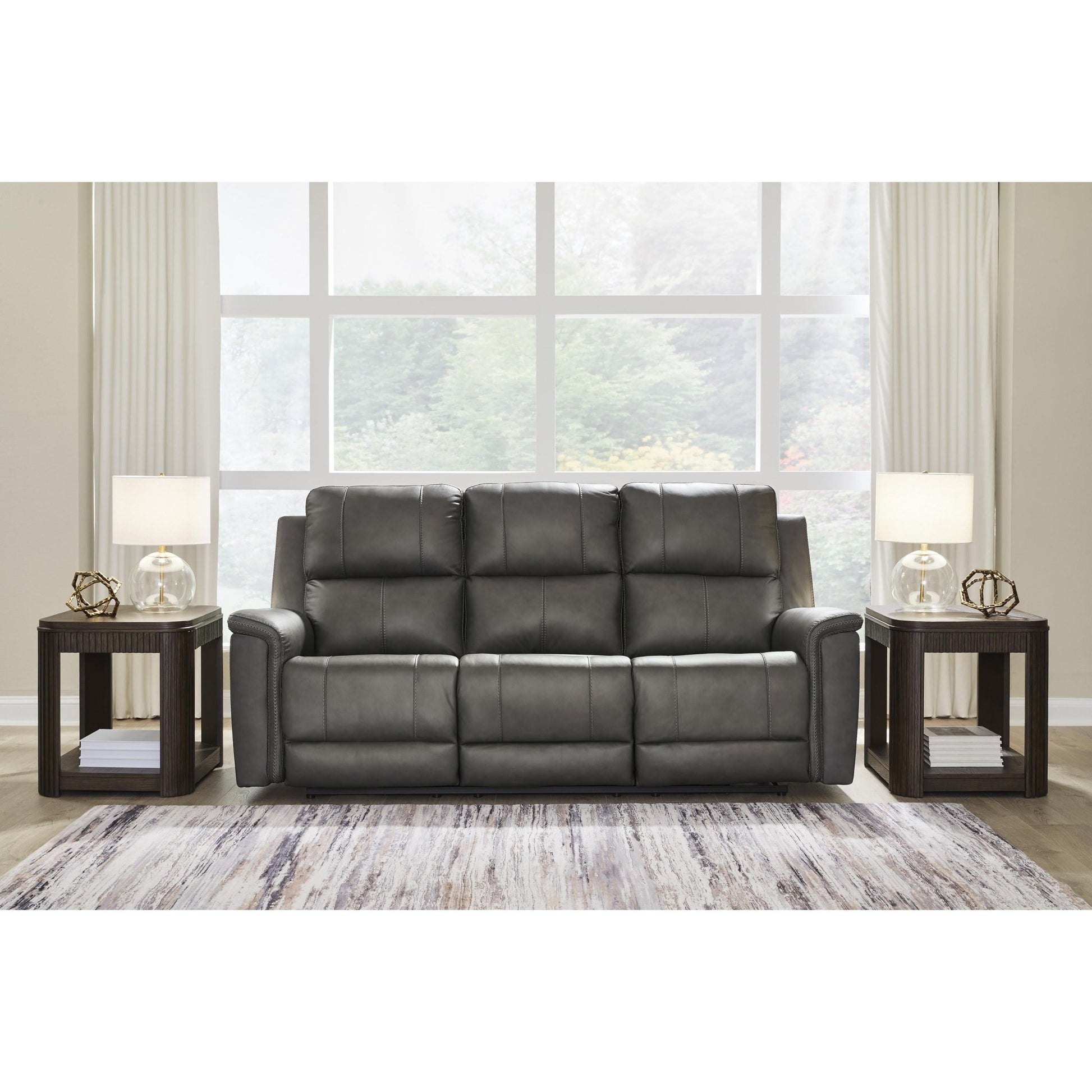 Signature Design by Ashley Bleckley PCU1200015 Power Reclining Sofa with Adjustable Headrest - American Furniture of Slidell