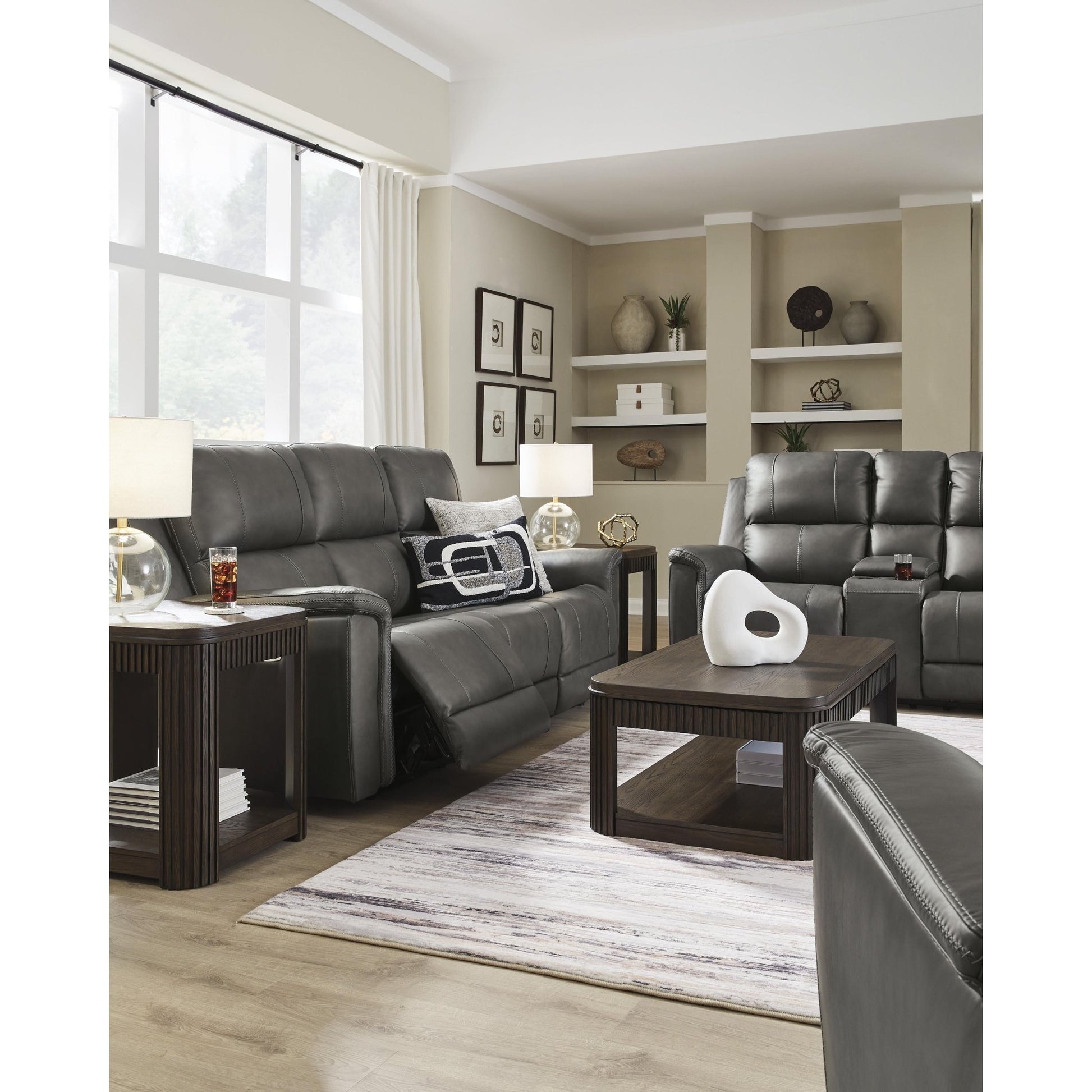 Signature Design by Ashley Bleckley PCU1200015 Power Reclining Sofa with Adjustable Headrest - American Furniture of Slidell