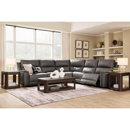 Signature Design by Ashley Bleckley PCU12000S4 5 pc Power Reclining Sectional - American Furniture of Slidell