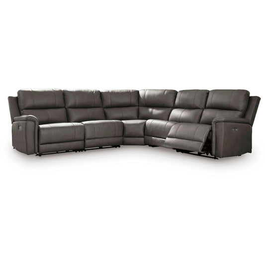 Signature Design by Ashley Bleckley PCU12000S4 5 pc Power Reclining Sectional - American Furniture of Slidell