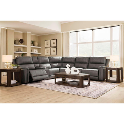 Signature Design by Ashley Bleckley PCU12000S5 6 pc Power Reclining Sectional - American Furniture of Slidell