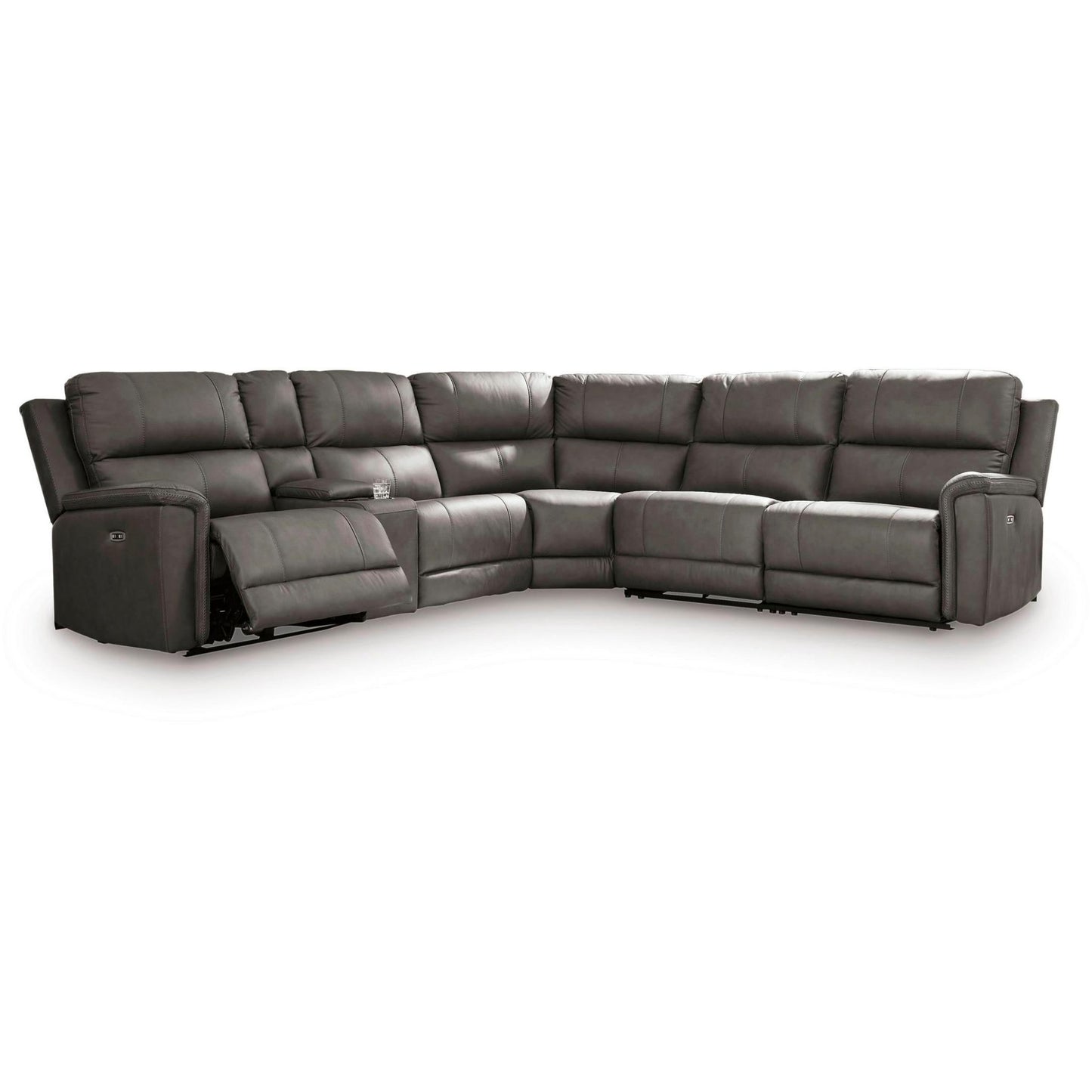 Signature Design by Ashley Bleckley PCU12000S5 6 pc Power Reclining Sectional - American Furniture of Slidell