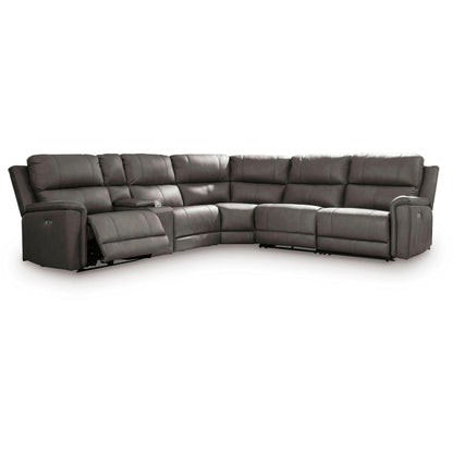 Signature Design by Ashley Bleckley PCU12000S5 6 pc Power Reclining Sectional - American Furniture of Slidell