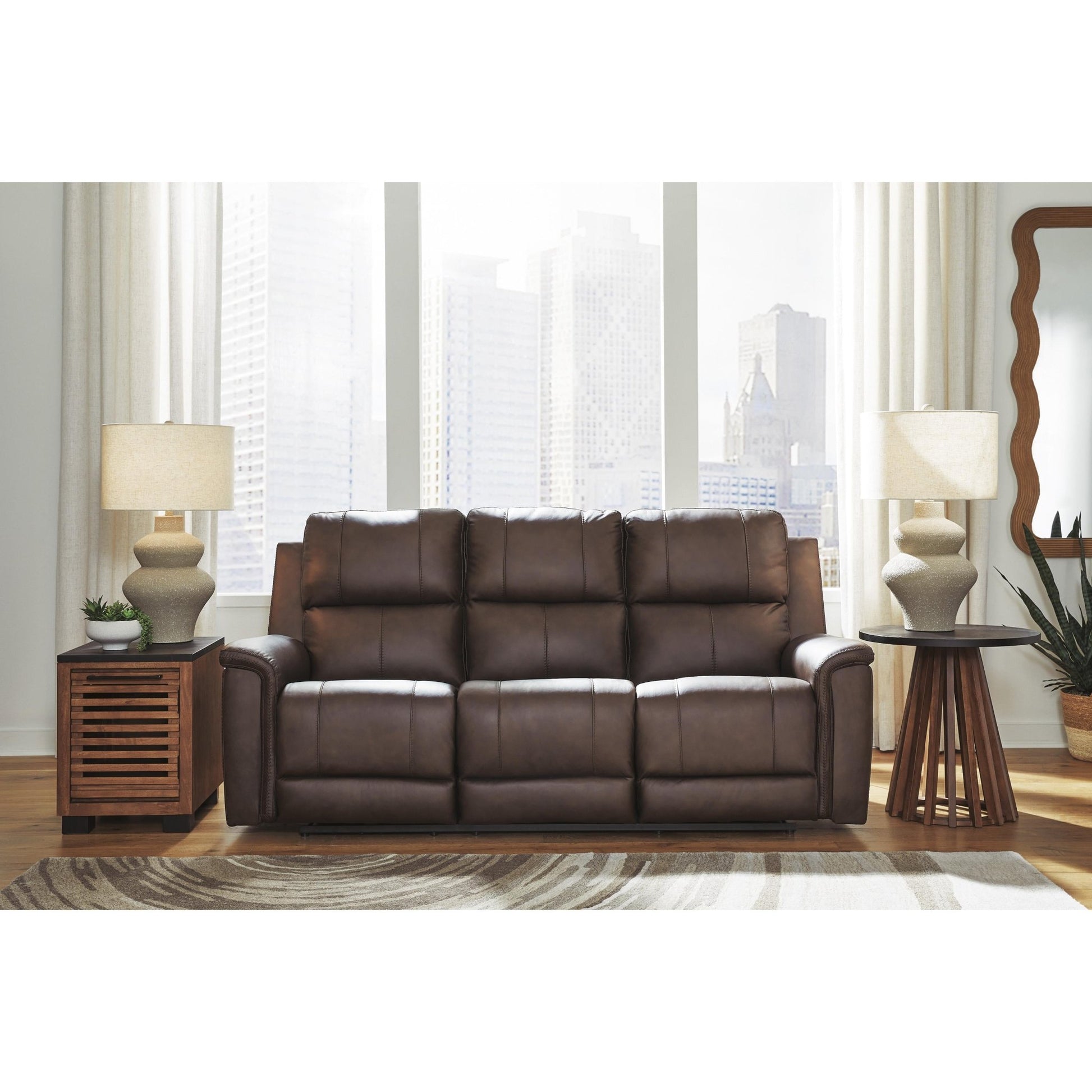 Signature Design by Ashley Bleckley PCU1200115 Power Reclining Sofa with Adjustable Headrest - American Furniture of Slidell