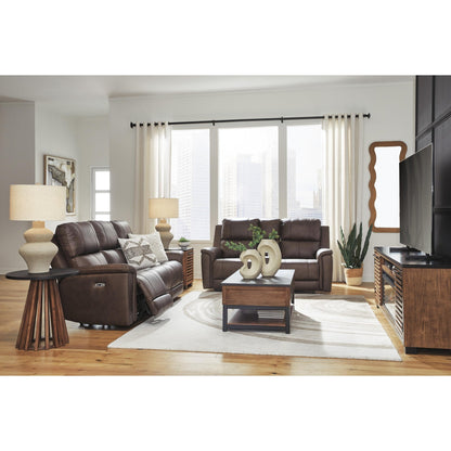 Signature Design by Ashley Bleckley PCU1200115 Power Reclining Sofa with Adjustable Headrest - American Furniture of Slidell