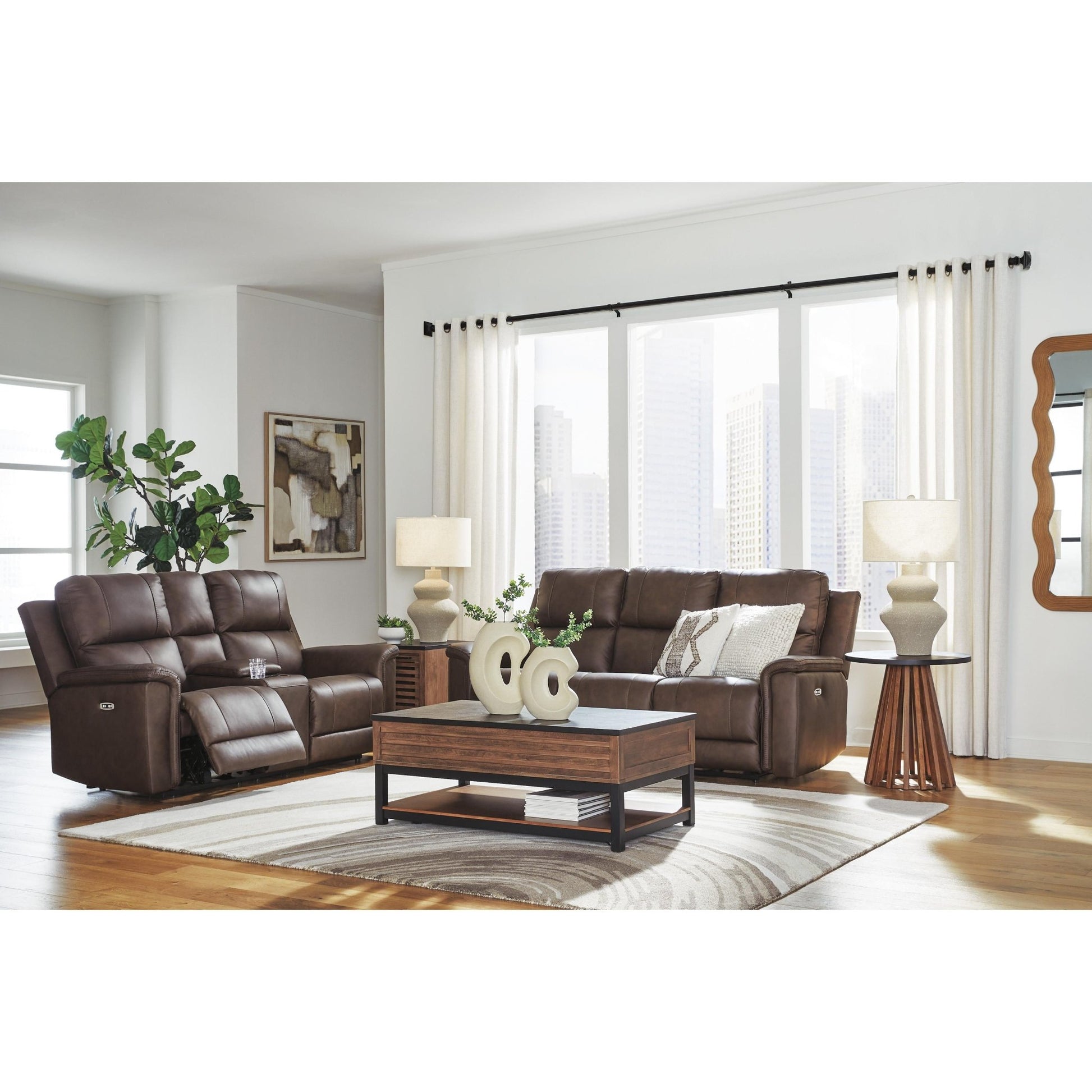 Signature Design by Ashley Bleckley PCU1200115 Power Reclining Sofa with Adjustable Headrest - American Furniture of Slidell