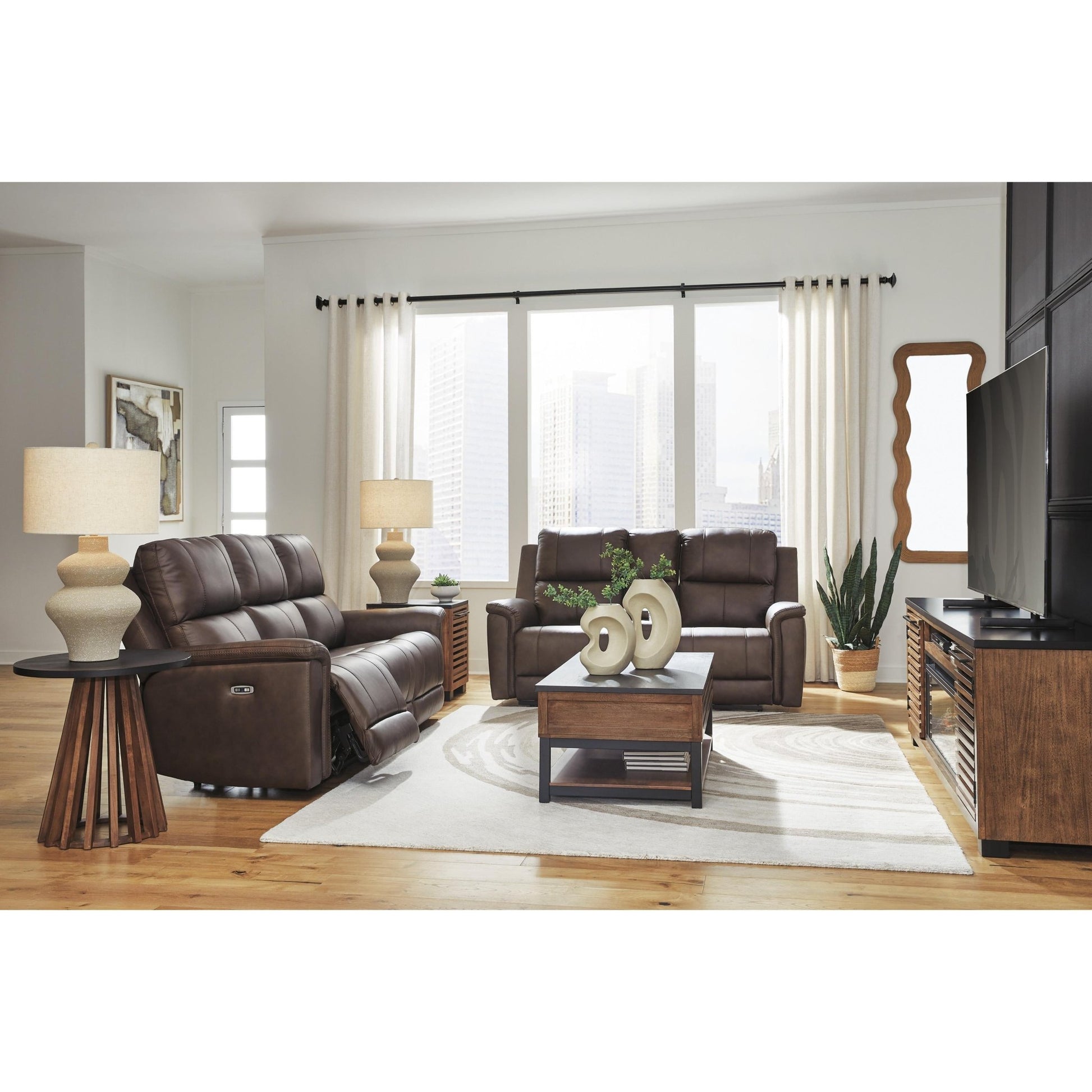 Signature Design by Ashley Bleckley PCU1200115 Power Reclining Sofa with Adjustable Headrest - American Furniture of Slidell