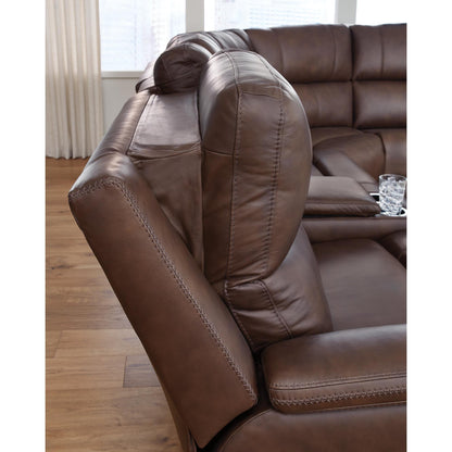 Signature Design by Ashley Bleckley PCU12001S5 6 pc Power Reclining Sectional - American Furniture of Slidell
