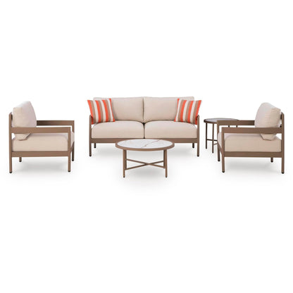 Signature Design by Ashley Bluff Trail PCP383 - 080 Love/Chairs/Tables Set - American Furniture of Slidell