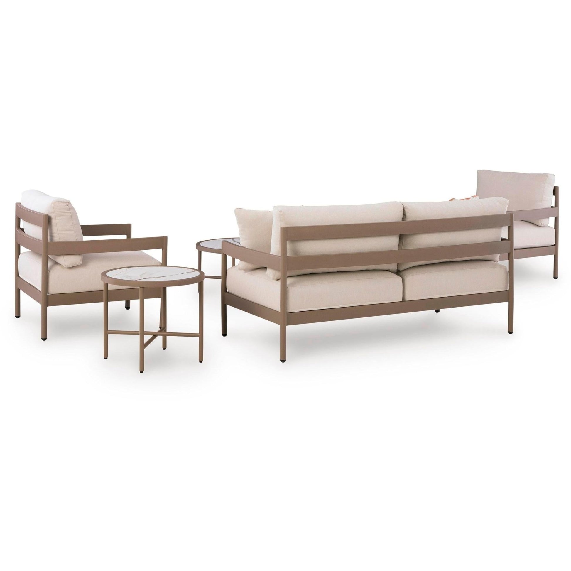 Signature Design by Ashley Bluff Trail PCP383 - 080 Love/Chairs/Tables Set - American Furniture of Slidell
