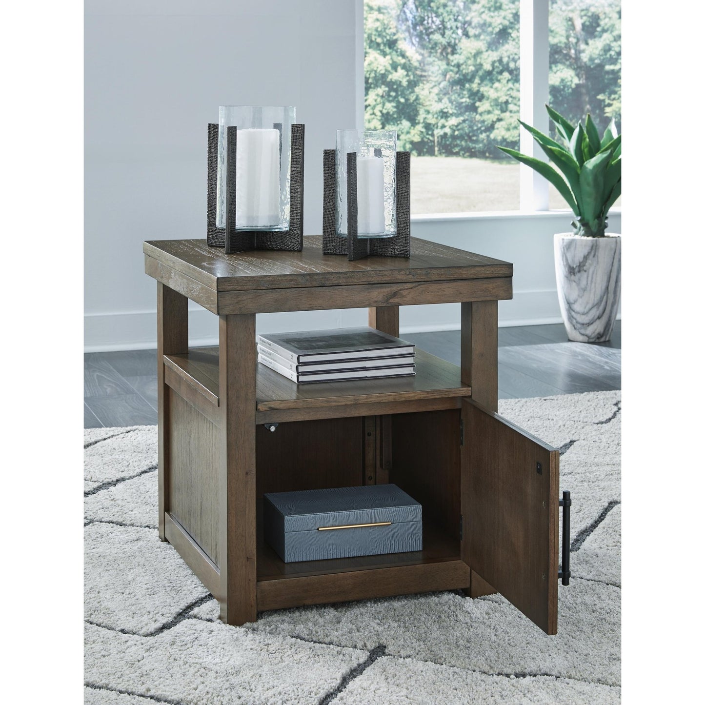 Signature Design by Ashley Boardernest T738 - 3 Rectangular End Table - American Furniture of Slidell