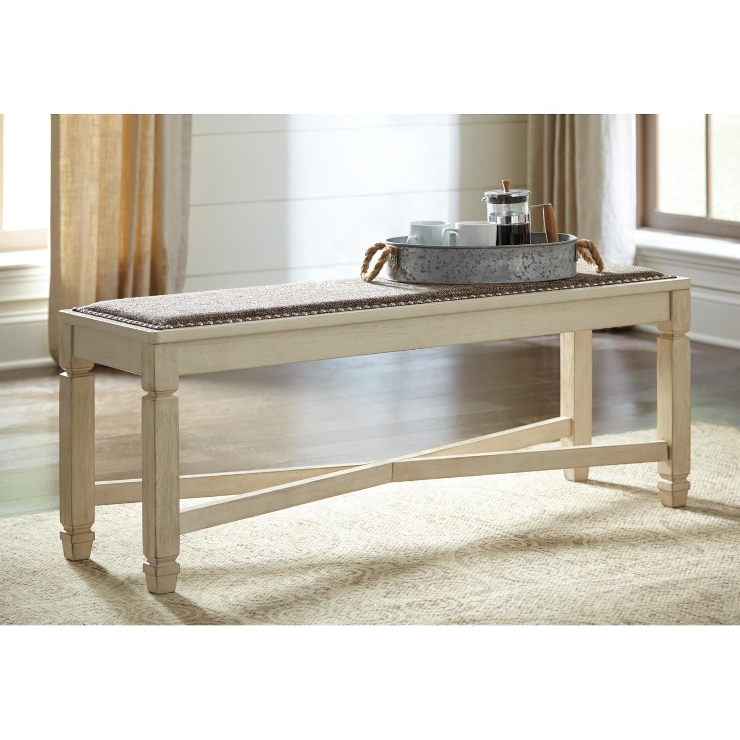 Signature Design by Ashley Bolanburg D647D26 6 pc Dining Set - American Furniture of Slidell