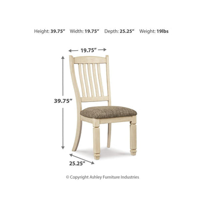 Signature Design by Ashley Bolanburg D647D26 6 pc Dining Set - American Furniture of Slidell