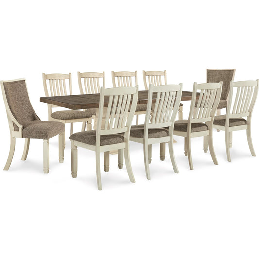 Signature Design by Ashley Bolanburg D647D38 11 pc Dining Set - American Furniture of Slidell